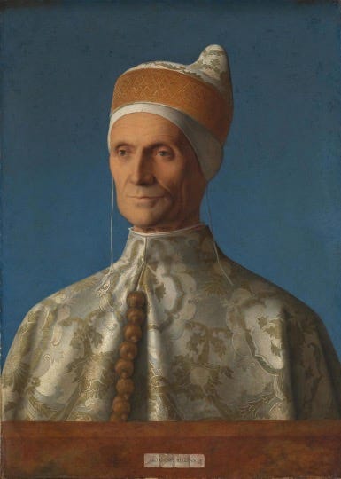 Portrait of Doge Leonardo Loredan by Giovanni Bellini